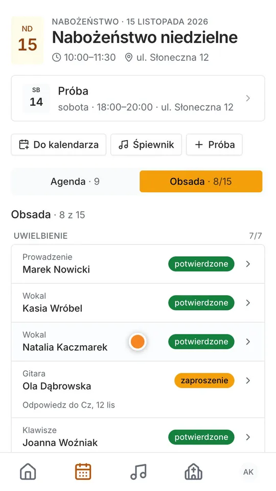 Krok 6: Ktoś nie ma aplikacji? Gdy potwierdzi Ci osobiście, stuknij Potwierdź.