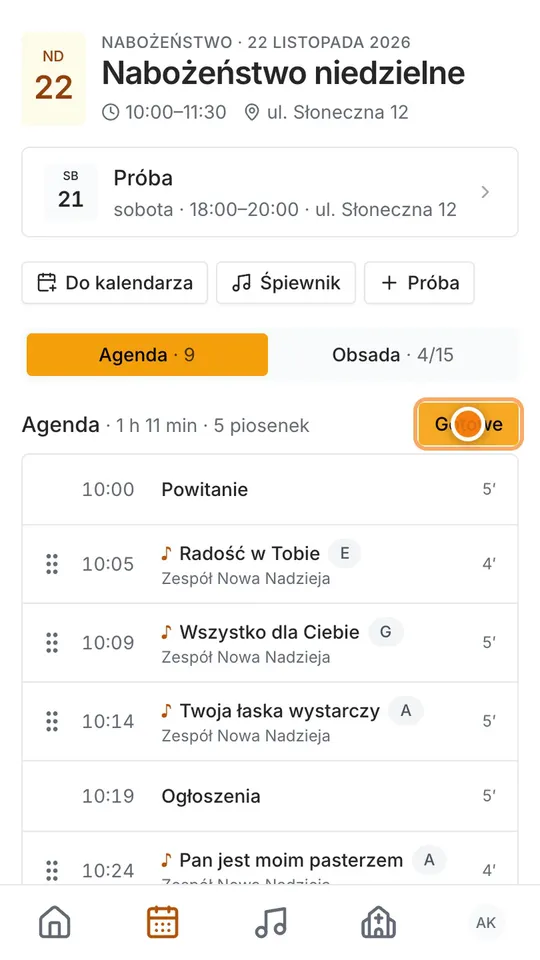 Krok 5: Kolejność zmienisz, przeciągając piosenki.
